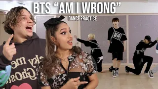 Waleska & Efra react to BTS (방탄소년단) ‘Am I Wrong’ DANCE PRACTICE