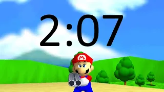 Shotgun Mario 64 - 0 Star 2:07