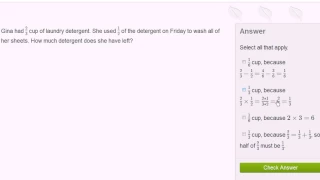 Multiplying fractions word problem: laundry emergency | Fractions | Pre-Algebra | Khan Academy
