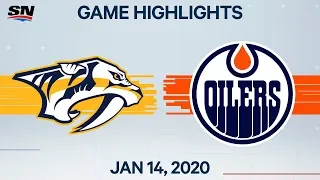 NHL Highlights | Predators vs. Oilers – Jan. 14, 2020