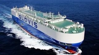 10 Largest Ro-Ro Ships In The World || largest car carrier ship