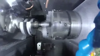 Great way to crankshaft Casting machining with CNC machine.Excellent CNC factory machine performance