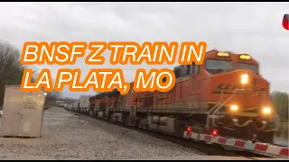 BNSF Z train In La Plata MO