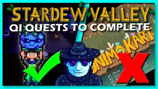 Stardew Valley | Guide to TONS of Qi Gems!! | Qi Quests Guide