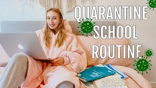 My REAL online school morning routine - day in my life in quarantine