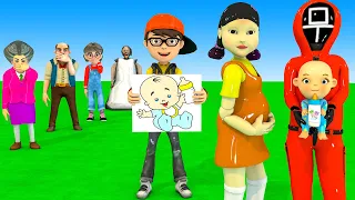 Scary Teacher 3D vs Squid Game Pregnant Mother Doll vs Baby Choose The Right Draw Image 8 Challenge