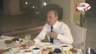 Azərbaycan Prezidenti İlham Əliyev Rusiya Prezidenti Vladimir Putini evinə çay süfrəsinə dəvət edib