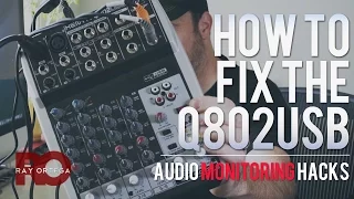 What's Wrong With the Behringer Q802USB Mixer and How to Fix It