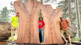 I Doubt You’ve Seen Walnut Slabs This Big Before