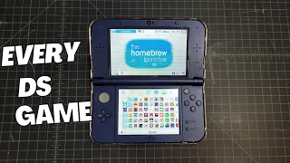 I put every DS game on a New 3ds xl (plus gb, gba nes, snes,ps1 and more)