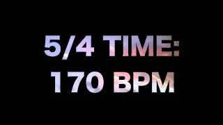 5/4 Time: 170 BPM