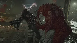 Dead Space Remake: Hunter DEATH SCENE (best camera angle)