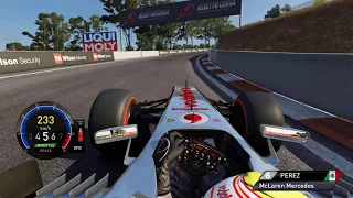 Sergio Perez Onboard - Hotlap at Mount Panorama, Bathurst - McLaren MP4-28 (F1 2013) [Assetto Corsa]