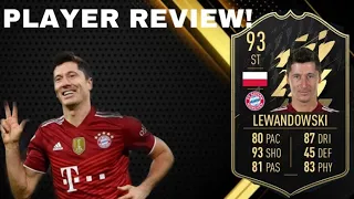 LEWANGOALSKI! 😍ROBERT LEWANDOWSKI TEAM OF THE WEEK PLAYER REVIEW! 93 RATED! FIFA 22 ULTIMATE TEAM!