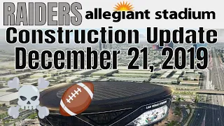 Las Vegas Raiders Allegiant Stadium Construction Update 12 21 2019