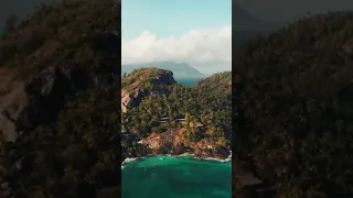 This is North Island in the Seychelles