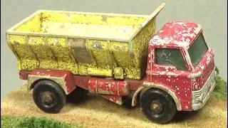 Restoring a Matchbox No 70 Grit Spreading Truck that was buried underground for 35 years!!