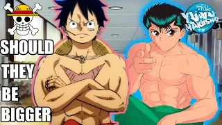 How Muscular Should Luffy & Yusuke Be?