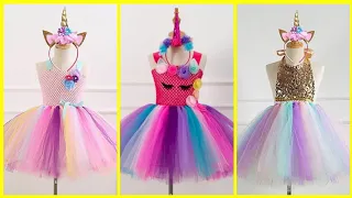 Angelic Baby Girl Unicorn Dresses Designs || Beautiful Little Girl Unicorn Special Dresses Designs