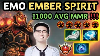 🔥 EMO EMBER SPIRIT Midlane Highlights Immortal 5 🔥 Grandmaster Tier EMO - Dota 2