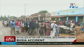 Six killed after car ploughs into a market crowd in Busia