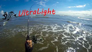 Fisguei um monstro nas pedras - pesca ultra light