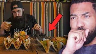 He has 15mins to eat 17 TACOS?! | BeardMeatsFood