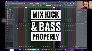 How To Mix Kick & Bass Properly In Your Tech House Track (FL Studio)