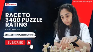 Race to 3400! Puzzle Rating on Chess.com