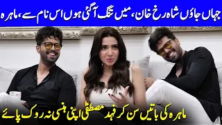 Fahad Mustafa Could Not Stop His Laughing | Shah Rukh Khan | Mahira Khan & Fahad Mustafa | SA2Q