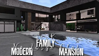 Family Modern Mansion 160k| No Large Plot| ROBLOX BLOXBURG