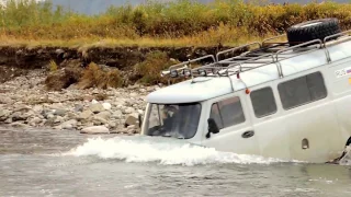 УАЗ БУХАНКА ПРЕОДАЛЕНИЕ ГОРНОЙ РЕКИ | OFF-ROAD TURN