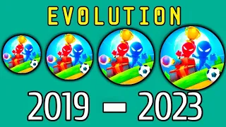 EVOLUTION OF STICKMAN PARTY [2019 - 2023]
