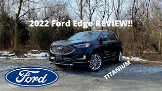 2022 Ford Edge Titanium - REVIEW and POV DRIVE! BEST Midsize SUV For The MONEY??