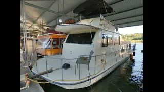 1986 Harbor Master 14 x 47 Houseboat For Sale on the Tennessee River (Part 1 of 2) - SOLD!