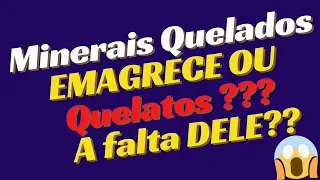 Minerais Quelados Emagrece ou Quelatos? A Carência de Minerais Prejudica sua Saúde/Suplementos.