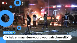 Chaos en rellen in Den Haag door mensen uit Eritrea