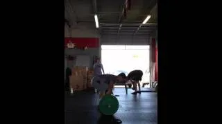 Snatch - 225# - fail backward