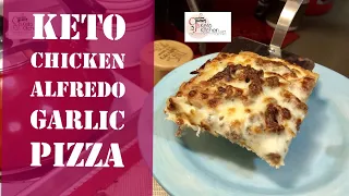 Keto Chicken Garlic Pizza | Chicken Pizza Crust | Carnivore Recipe #carnivorediet #carnivorerecipes