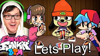 Scratchin' Melodii, Parappa and BF play uno together and its amazing - Friday Night Funkin' BPM mod