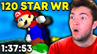 SM64 Speedrunner reacts to the new 120 Star World Record speedrun by Liam