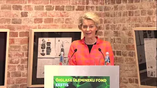 Launch of the Estonian Just Transition Plan - Statements by President von der Leyen & Kaja Kallas