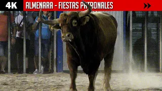 4K ▪ ALMENARA ▪ EXHIBICIÓN DE RECORTADORES, VACAS Y TORO CERRIL