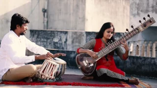 Naino me badra chaye on sitar