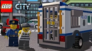 Lego Police Car. Sport cars and Fire truck - Android Game My City