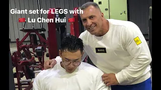 Giant set for LEGS with Lu Chen Hui in China