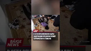 В Сети опубликовали кадры задержания предполагаемой террористки в Стамбуле