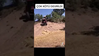 kötü 😨 traktör kazası /