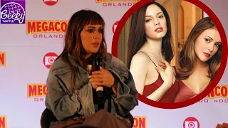 Alyssa Milano talks about Rose McGowan fan Q & A