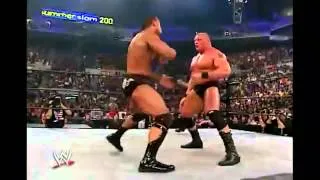 Brock Lesnar wins the WWE Title Summerslam 2002 HD